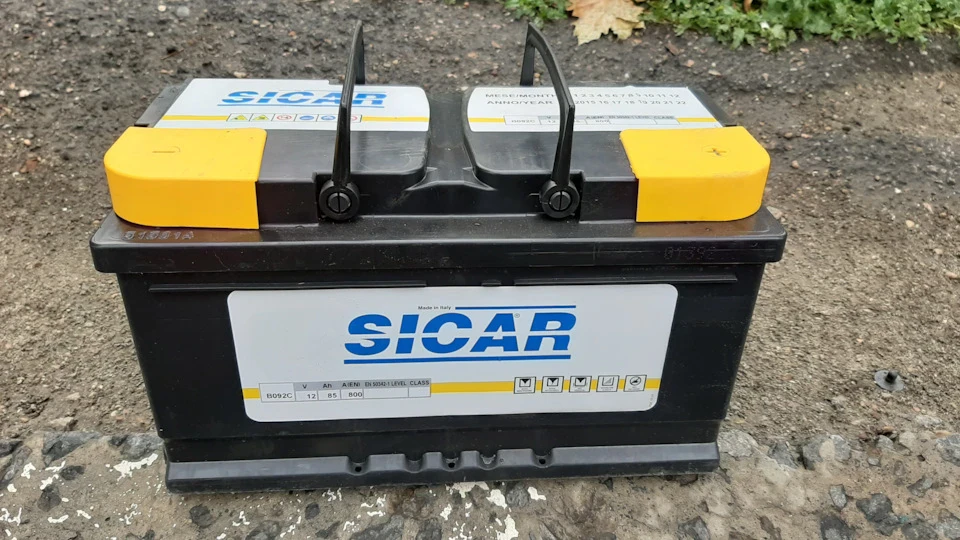 Акумулятор Sicar 85Ah 800A (B092C)