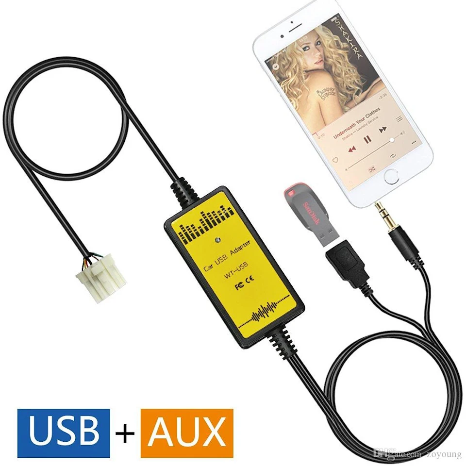 AUX та USB в штатну магнітолу