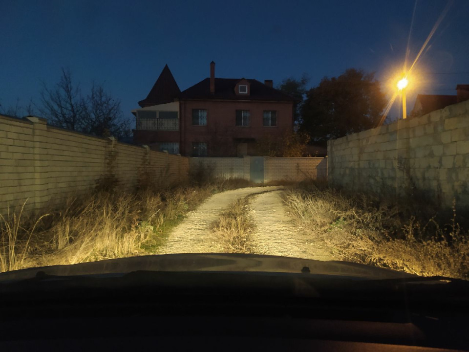 Philips White Vision у ближнє світло. 2