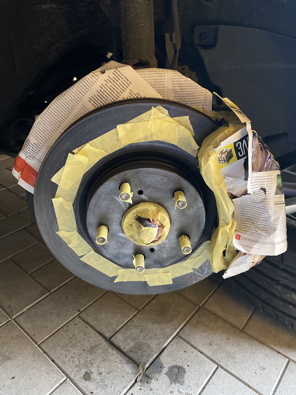 Корозія зовнішньої осі приводу 4