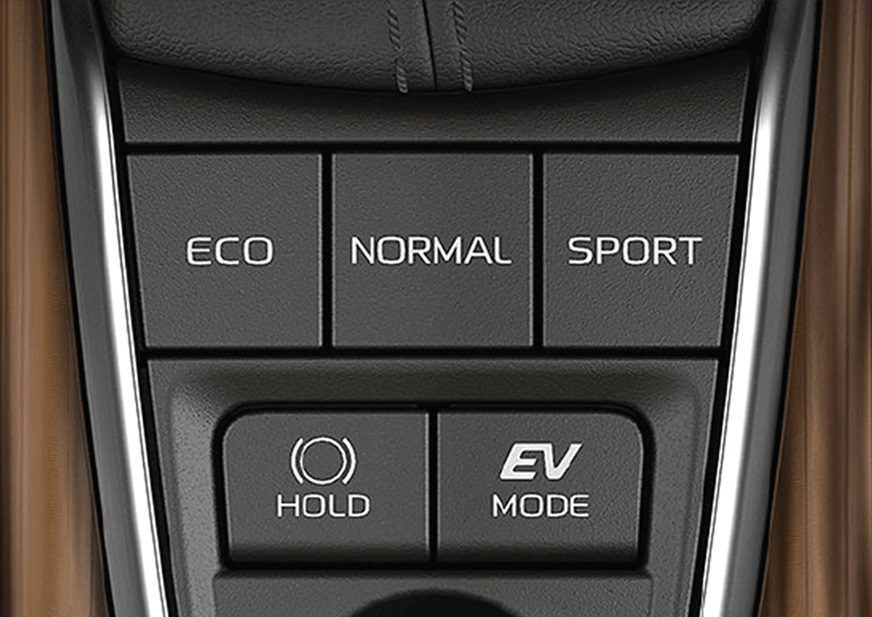 КнопкиECO , NORMAL , SPORT , EV mode 2