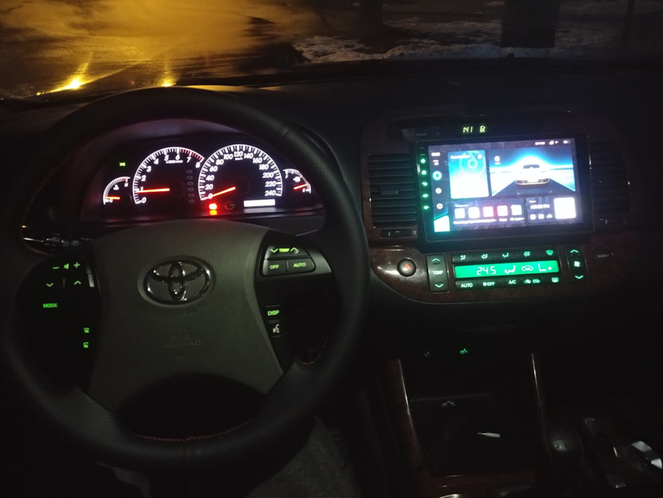 Встановлення керма Camry 40 на фінальній стадії. 5
