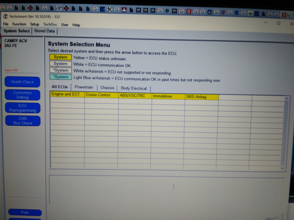 Mini-VCI J2534 + Toyota Techstream 3