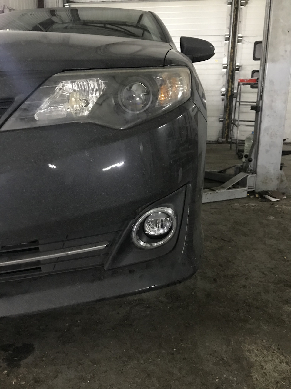 Лід протитуманки від Lexus на Toyota camry 50 usa 4