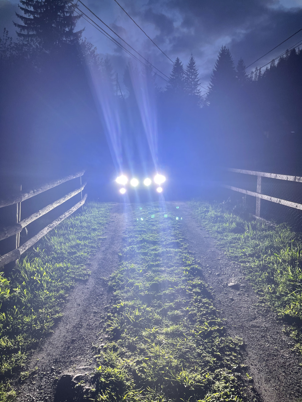 Led в штатні ПТФ 5