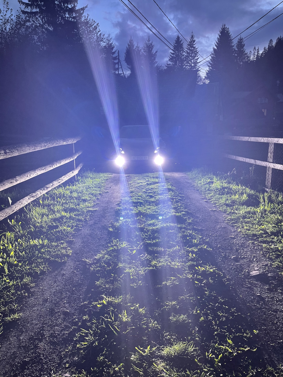 Led в штатні ПТФ 4