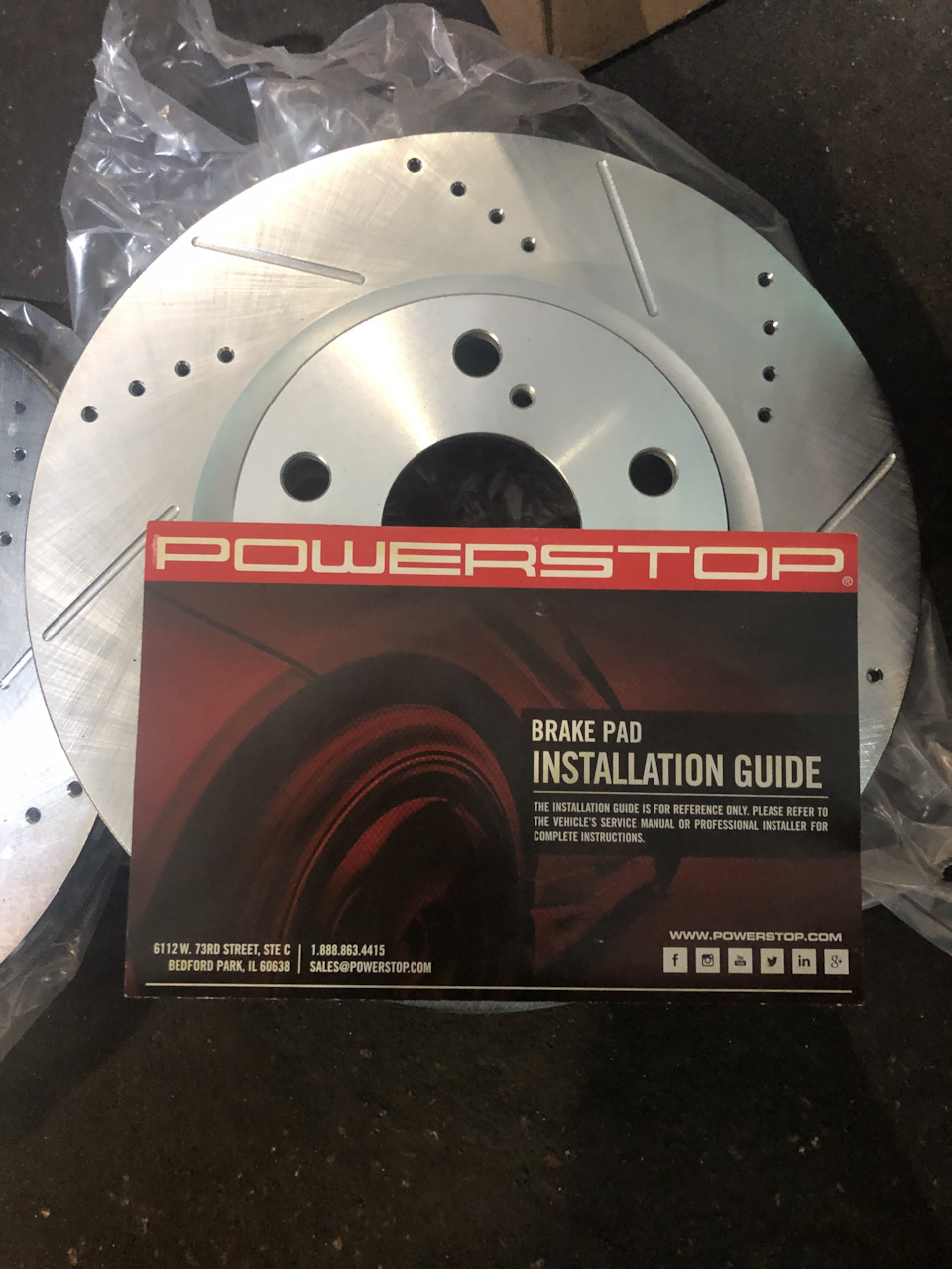 Американка отримала Powerstop установка гальмівних дисків, та гака для транспортування 4