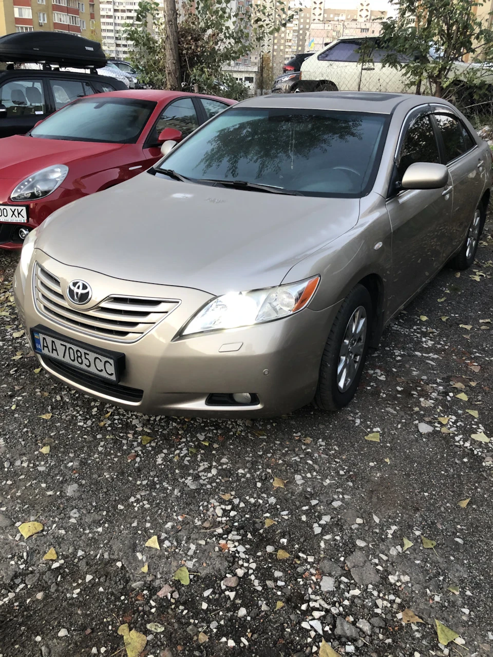 Ближнє світло, лампи на Camry