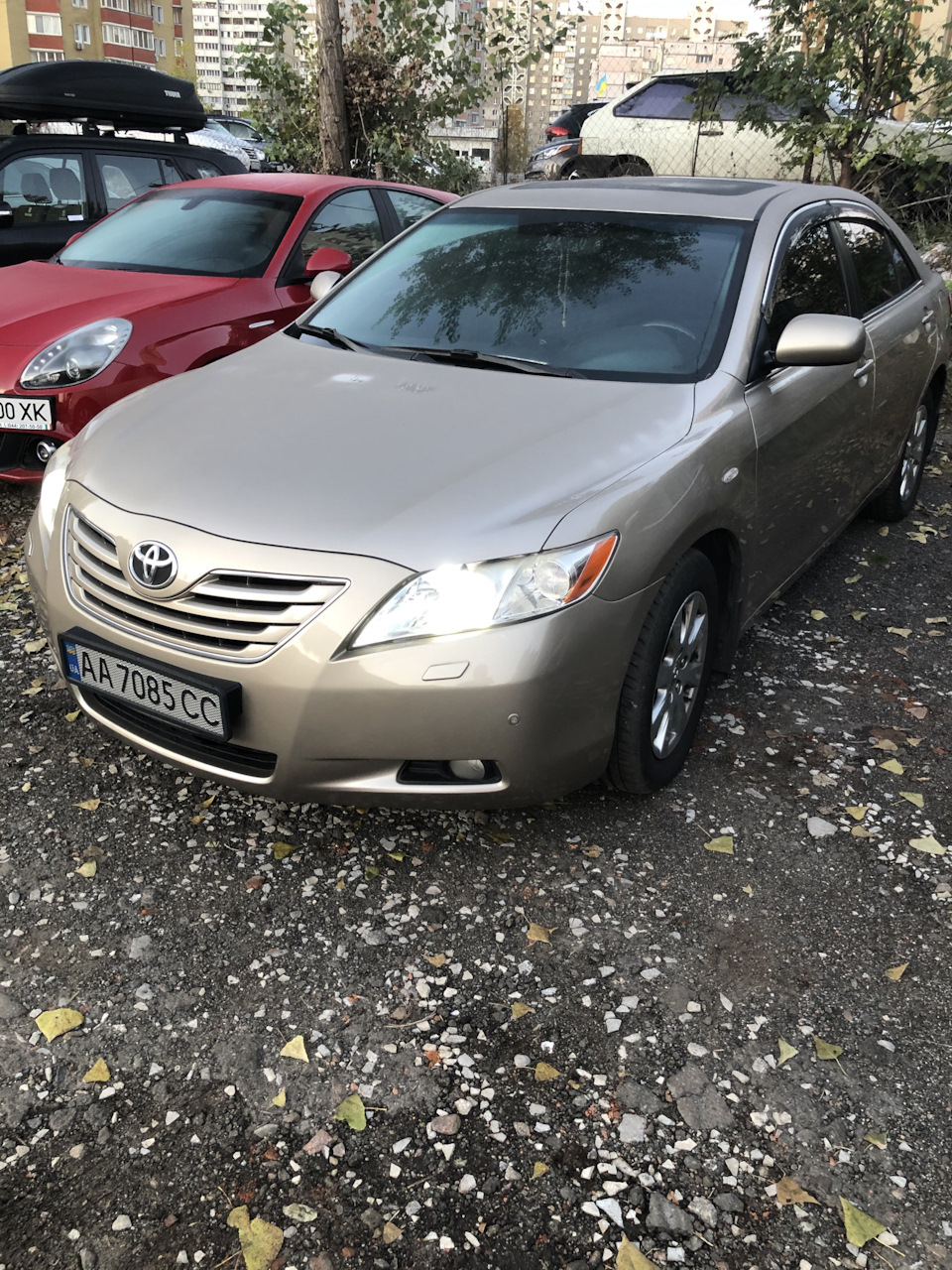 Ближнє світло, лампи на Camry 1