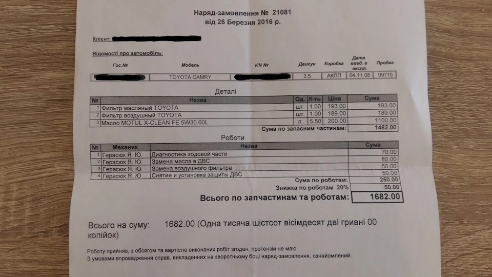 ТО 100 000 плюс ремонт ходової