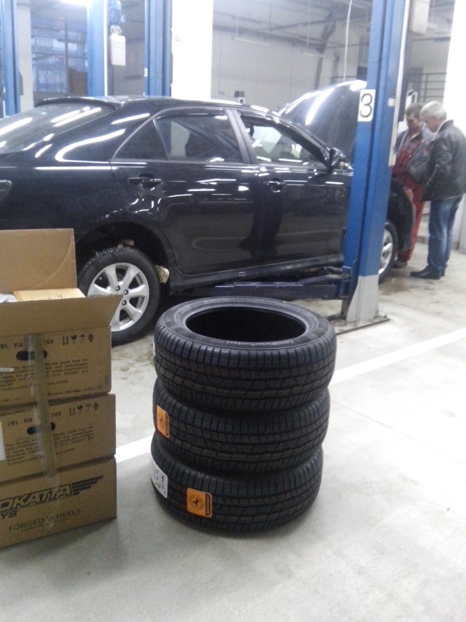Диски R17 Yokatta Rays та гума Continental ContiWinterContactTM TS 830P 215/55 R17 98V XL! 4