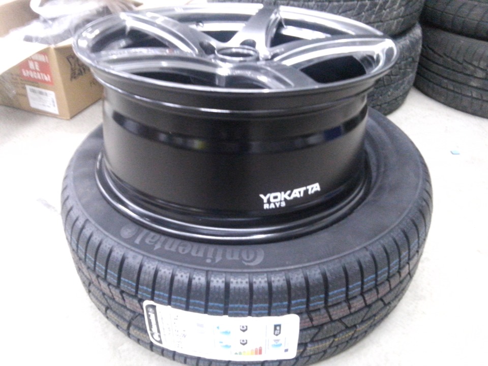Диски R17 Yokatta Rays та гума Continental ContiWinterContactTM TS 830P 215/55 R17 98V XL! 1