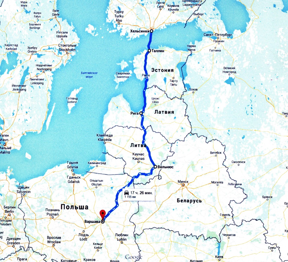 Відпустка 2015. Rіga-Vilnius-Warszawa (1100 км). 1
