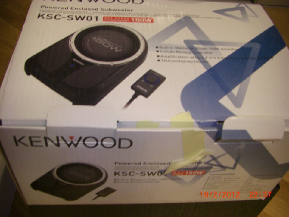 Сабвуфер Kenwood KSC SW01 3