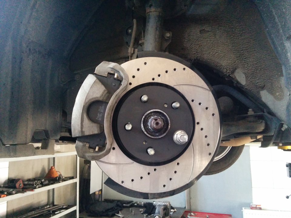 Встановлення гальмівних дисків Rotinger та колодок Power Stop 5