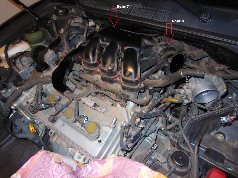 Заміна свічок Camry 3.5 V6 2GR-FE 5