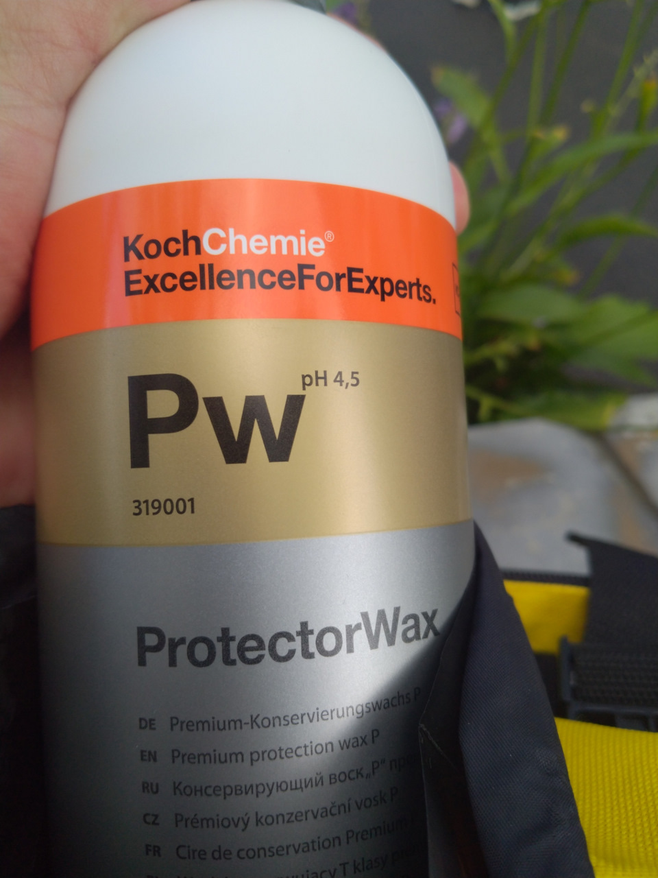 Використання воску Koch chemie PW та мікрофібри Detail 1