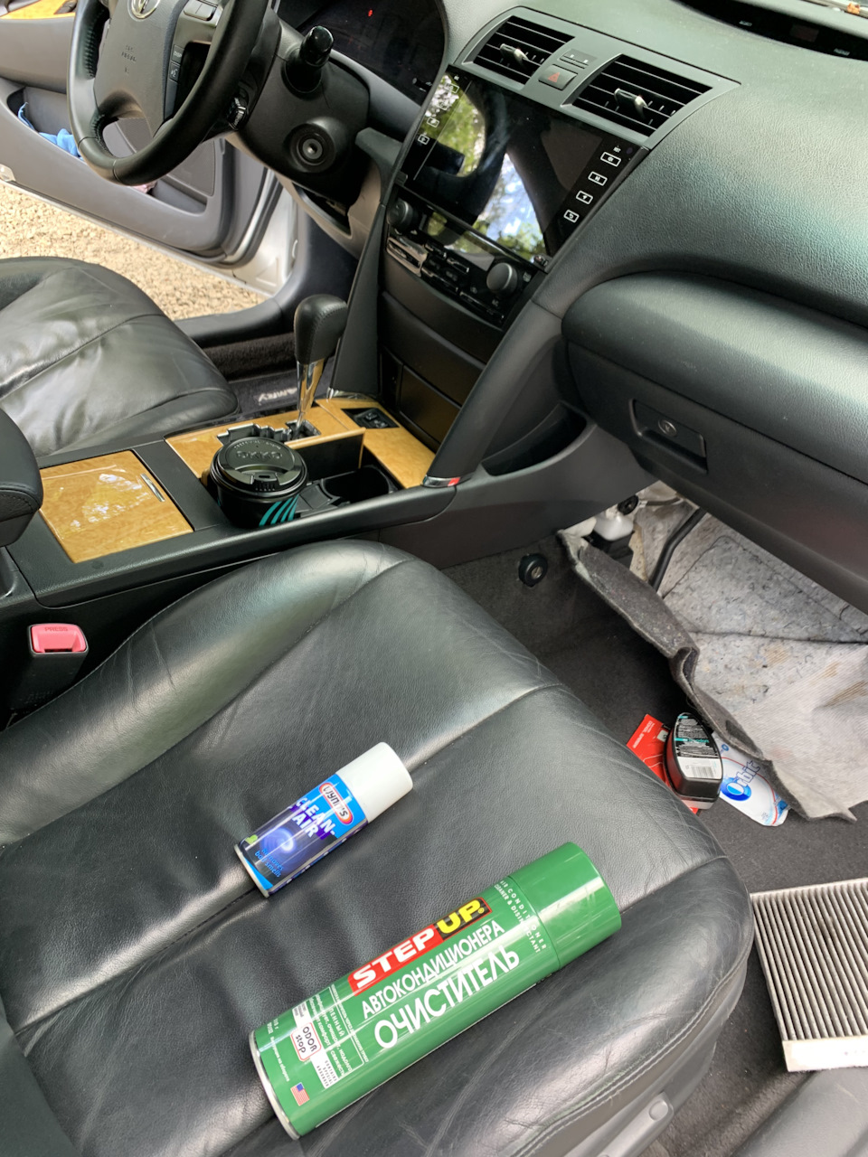 Camry 40 чистка кондиціонера Step up 1