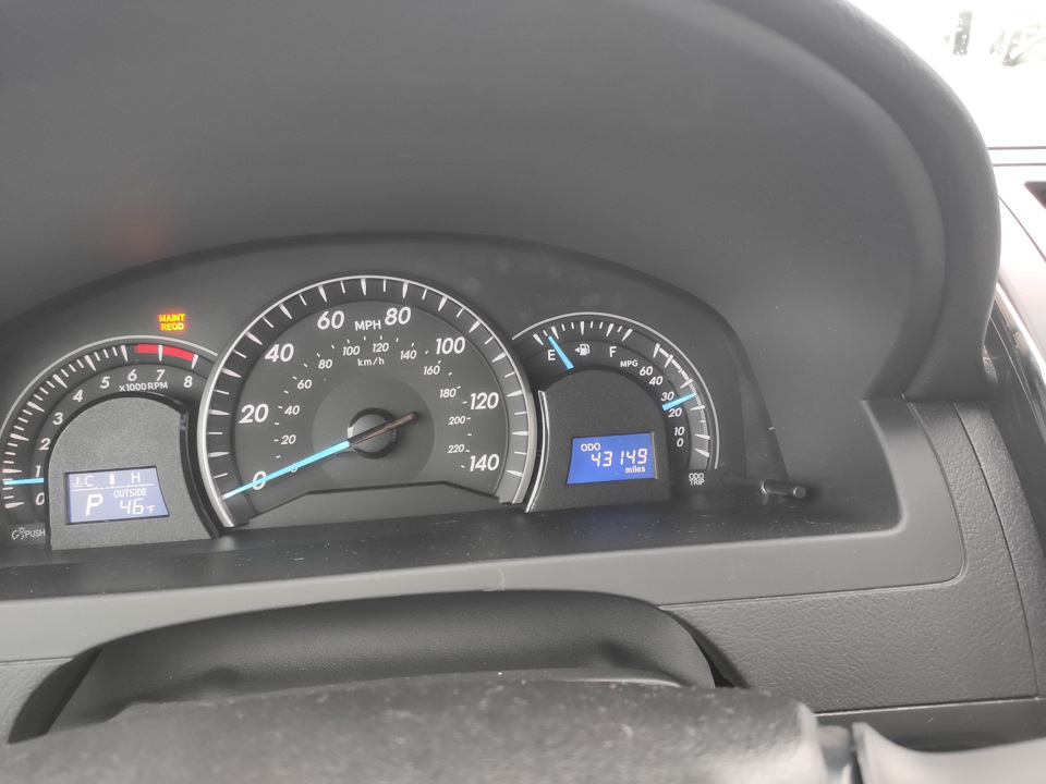 ТО 78 місяців для Camry USA у офіціалів + повторна зміна мастила в АКПП 1