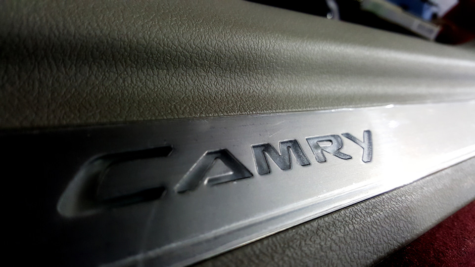 Пороги з підсвічуванням CAMRY частина 1 4