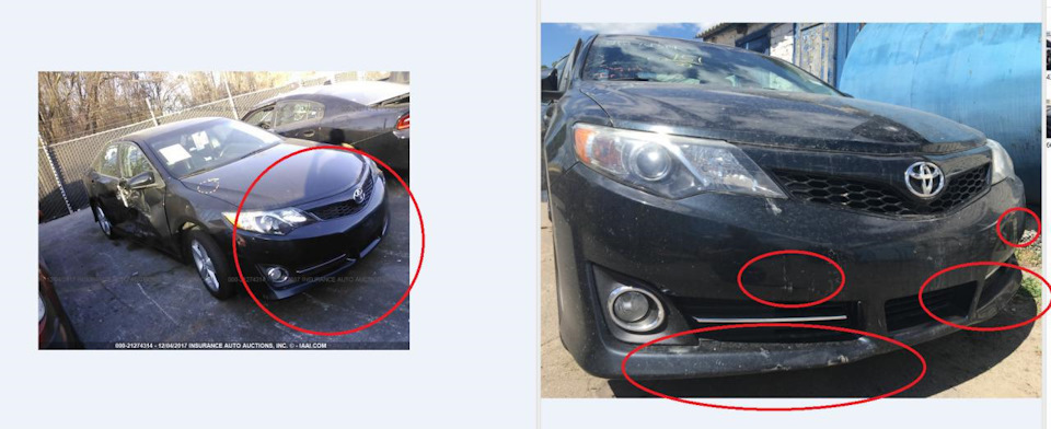 # 10 ❌💸 пошкодження при транспортуванні Toyota Camry SE USA зі США 1