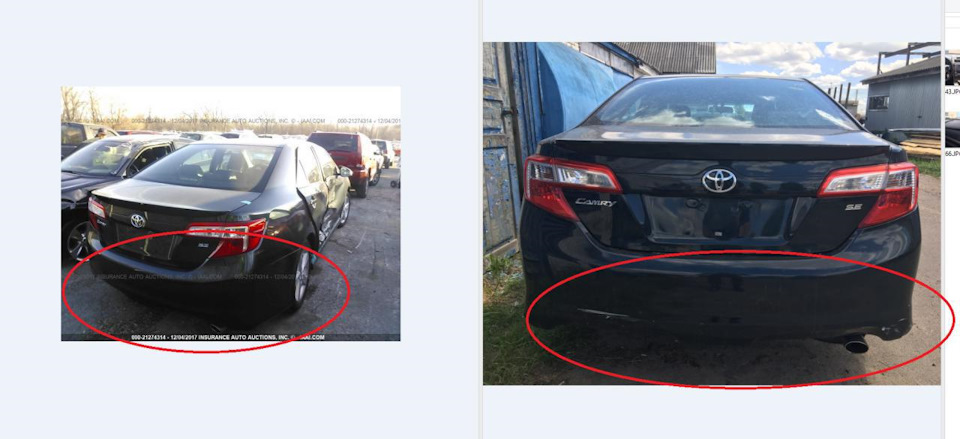 # 10 ❌💸 пошкодження при транспортуванні Toyota Camry SE USA зі США 2