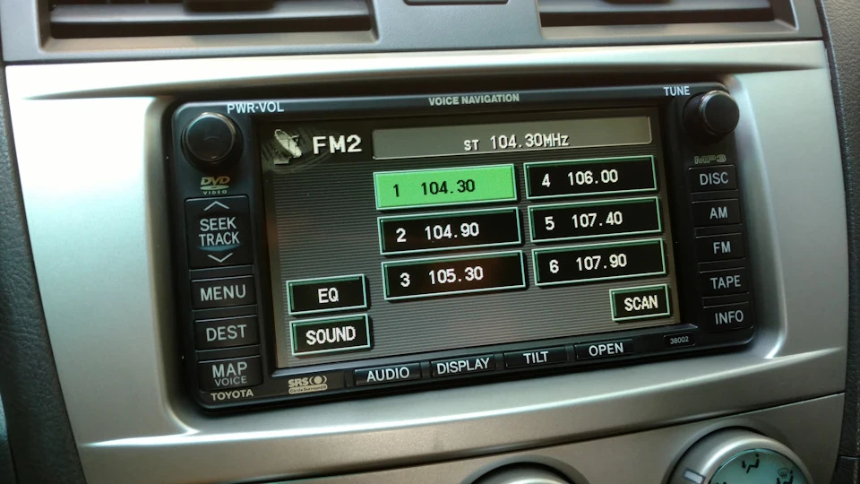 Ремонт магнітоли Toyota 08601-00940