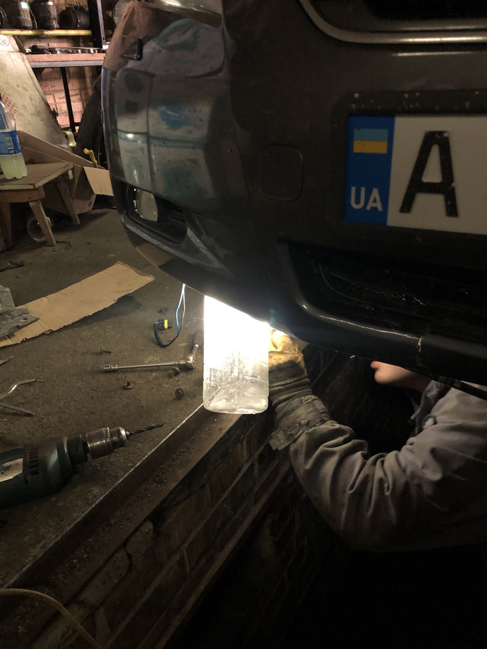 Встановлення додаткового радіатора КПП 2