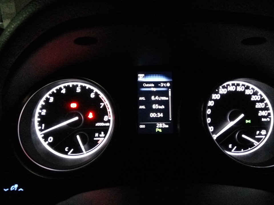 Витрата Camry V70 на обкатці 2