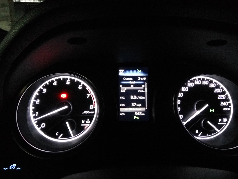 Витрата Camry V70 на обкатці 4