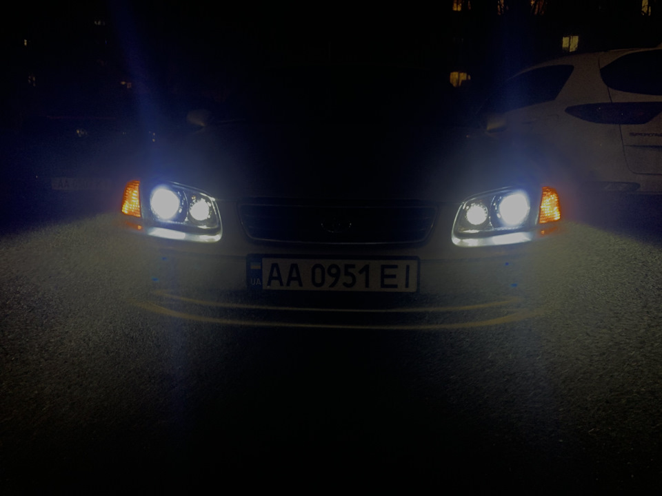 Нове скло на фари + Led АГ 1