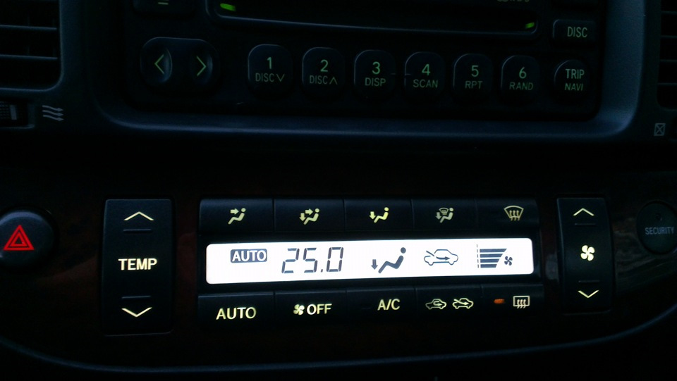 Клімат-Контроль. Блимає лампочка A/C 1