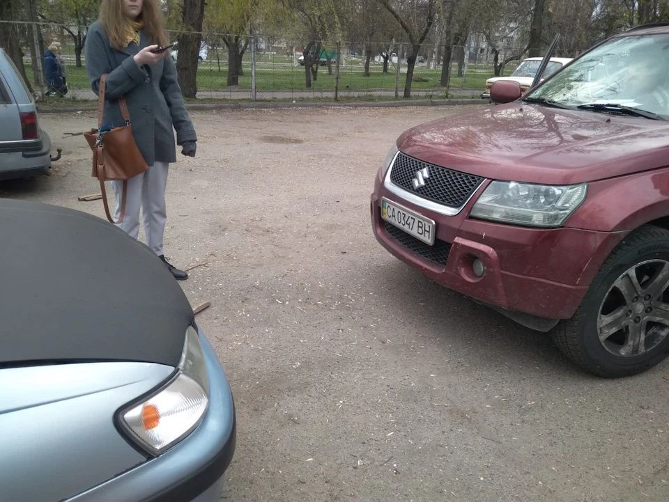 ДТП, на щастя дрібне.