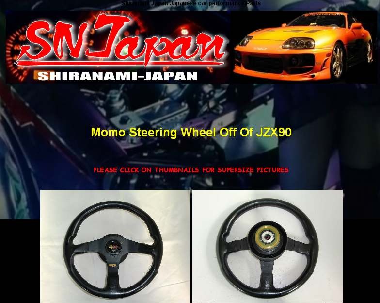 Momo Corse Steering Wheel + JZX90 Hub Toyota 1jz 1