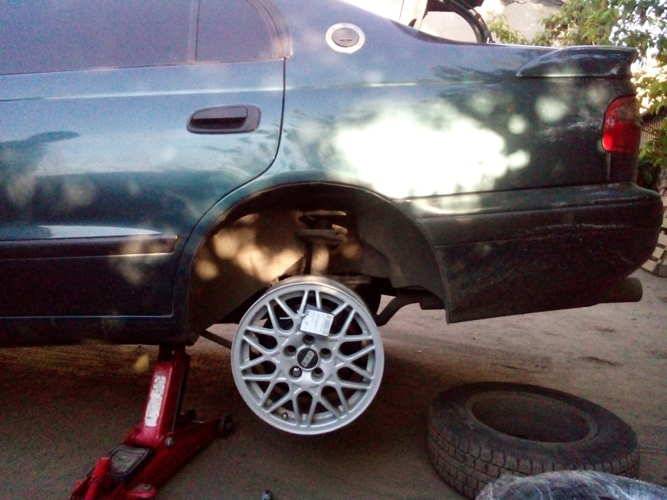 Подарував тачці диски BBS R15 5x100 7J 1