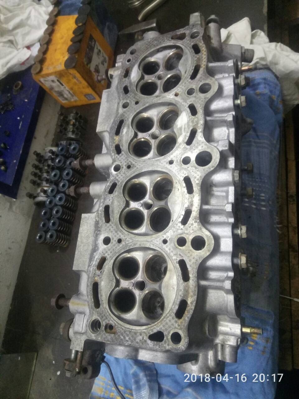Поточний ремонт ГБЦ 3S-FE 2