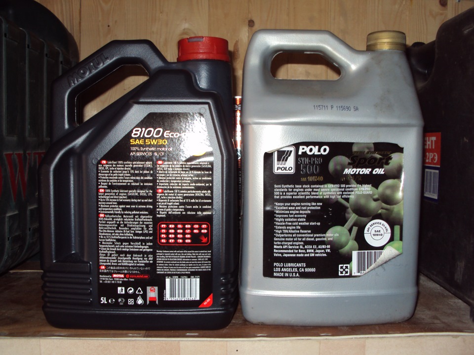 Заміна мастила з Polo 10W-40 на Motul 5W-30 4