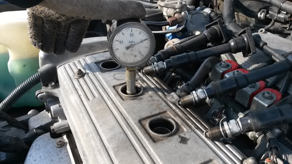 Виміри компресії на 7a-fe. (250 т.км.) 4