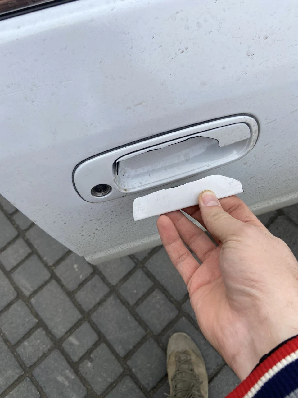 Напередодні аварії. Ремонт ручки