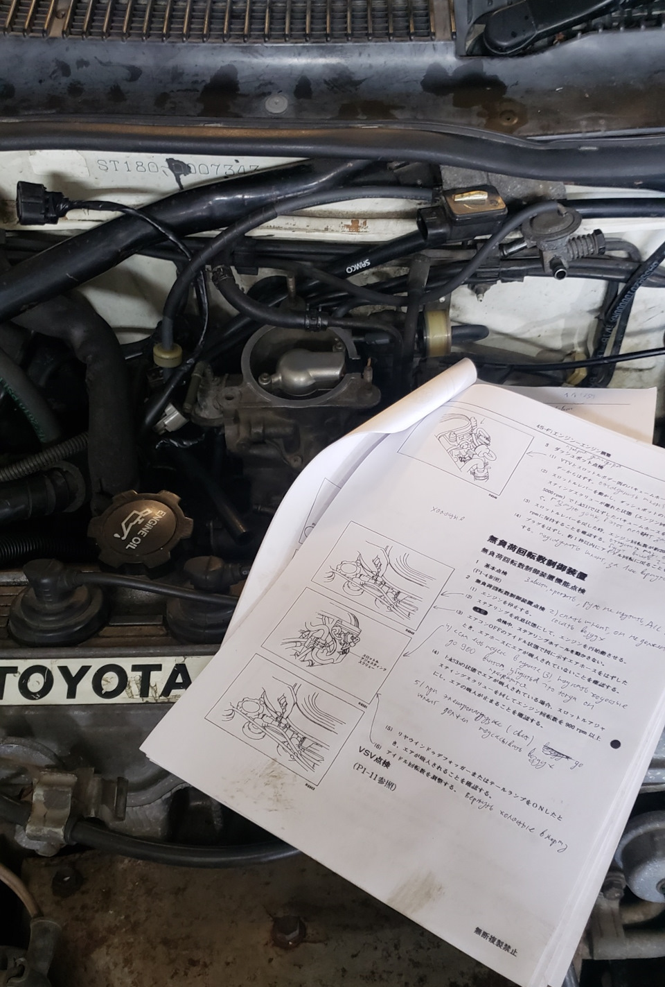PDF Книга з ремонту Carina Ed 1989-93 японською. Service manual, 4SFI, 4SFE, 3SFE, 3SGE 5