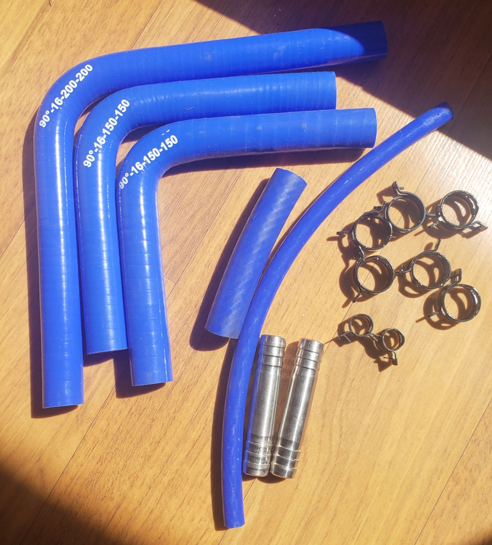 Триснув шланг ОЖ, заміна на силікон. 3
