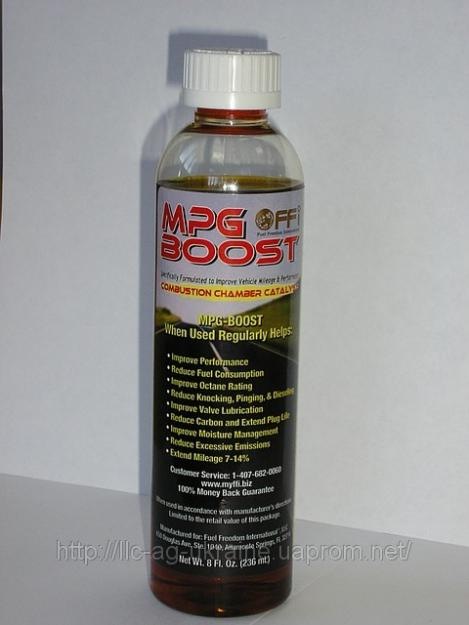 добавка в паливо MPG-BOOST-(тест) 1