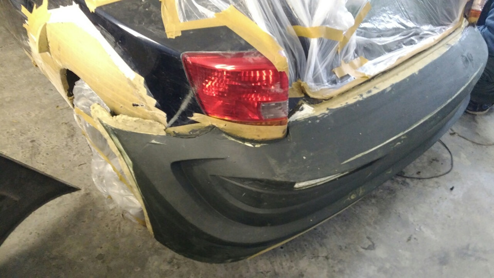 Celica T231, Особистий дизайн заднього бампера. (Done) (Eidzo Wide Body k1) 3