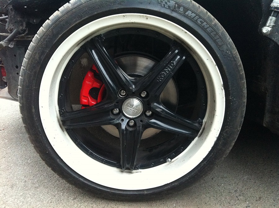 Celica T231, Профілактика та фарбування суппортів(Eidzo Wide Body k1) 1