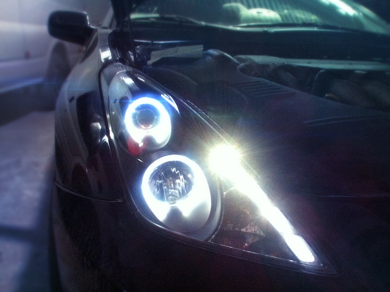 Celica T231. Встановлення та бронювання нових фар.(Eidzo Wide Body k1) 1