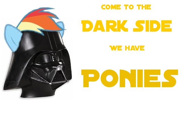 Dark side of the pony. 4