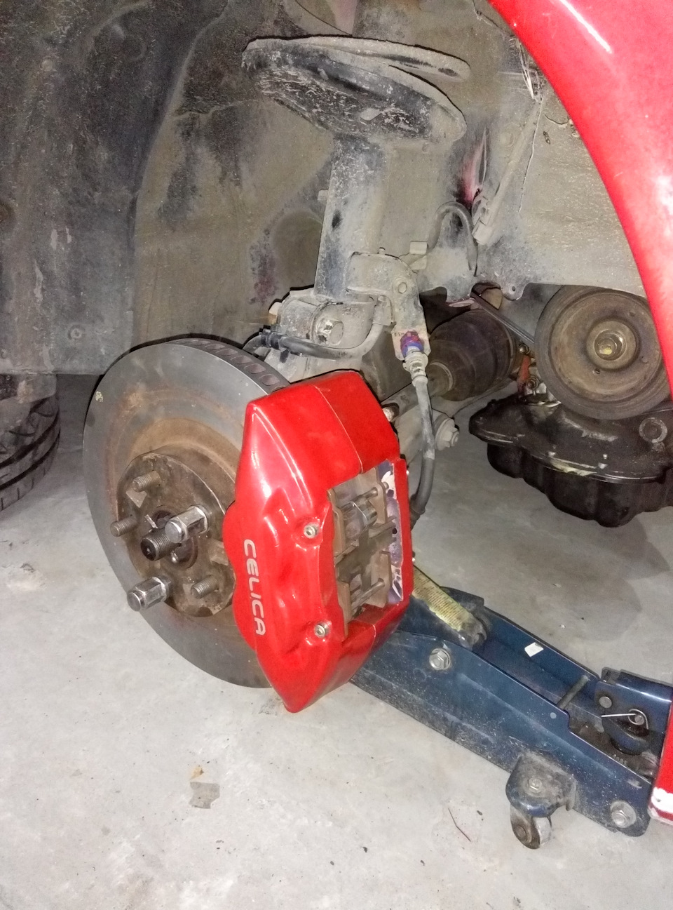 2x/4x поршневі гальма ST205 на Celica ST182 - 2.0 2