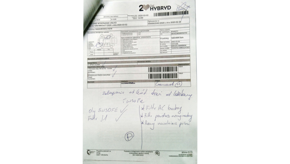 ТО та заміна масла після покупки авто 1