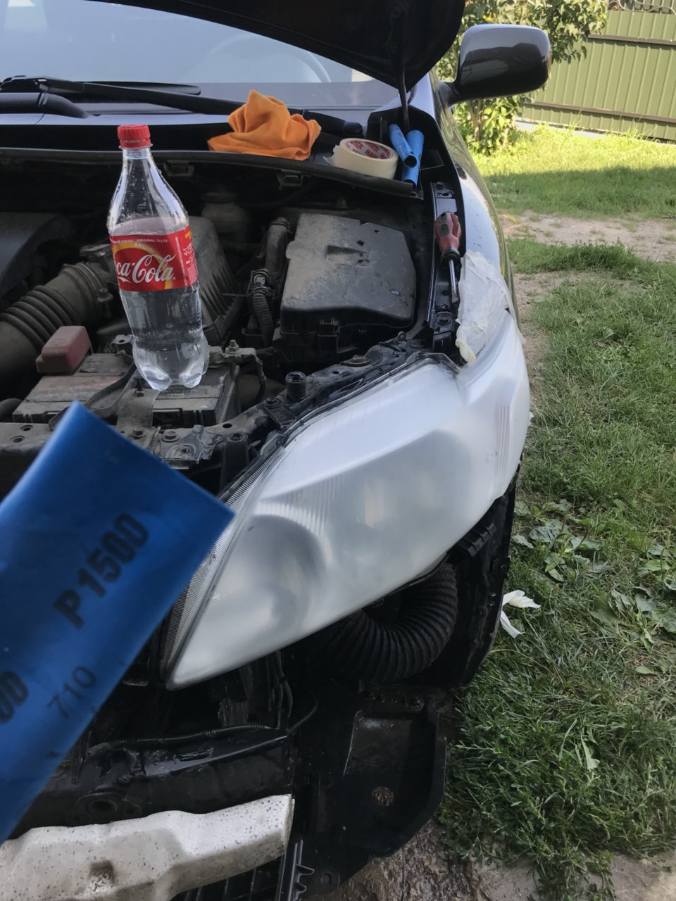 Самостійне полірування фар 5