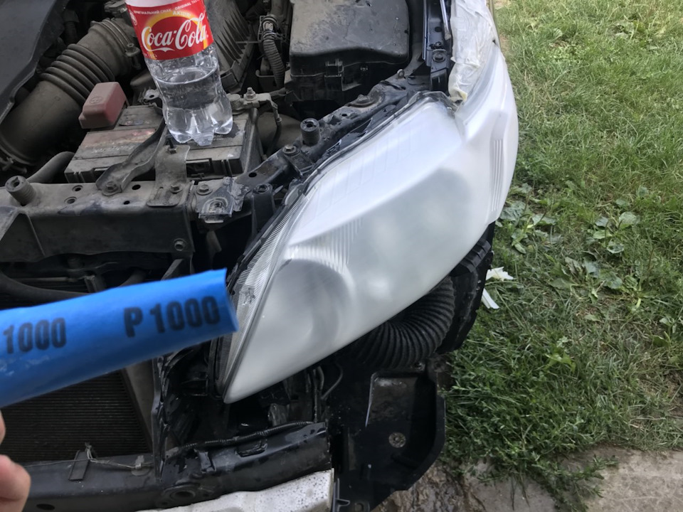 Самостійне полірування фар 4